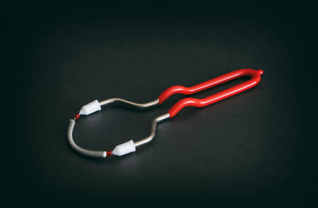 Hair Removal Spring On A Dark Surface