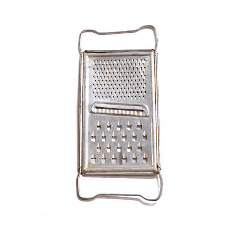 Old Rusty Grater Isolated On White Backgroundの写真素材