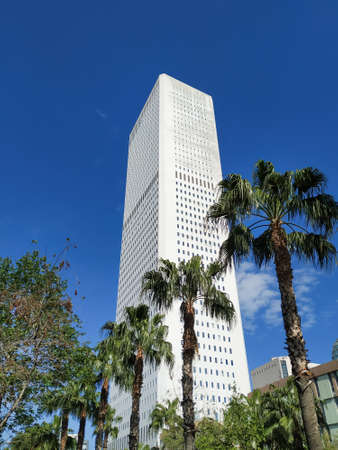 Mertim Building (Mersin Trade Center), tallest building in Mersin, Turkey.のeditorial素材