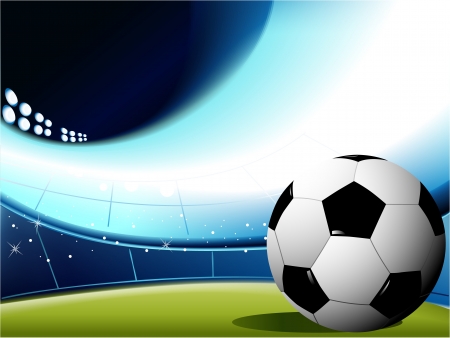 Abstract football background のイラスト素材