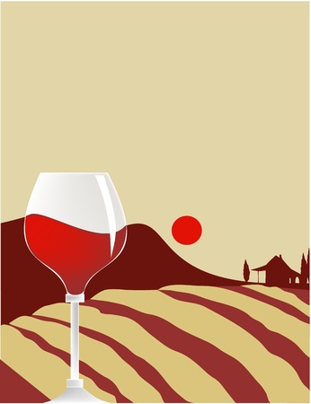 Wine glassのイラスト素材