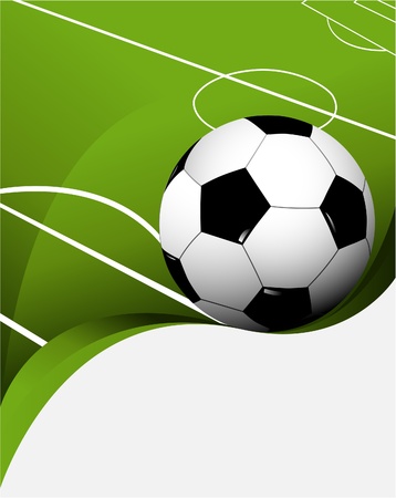 Abstract football background with playing field のイラスト素材