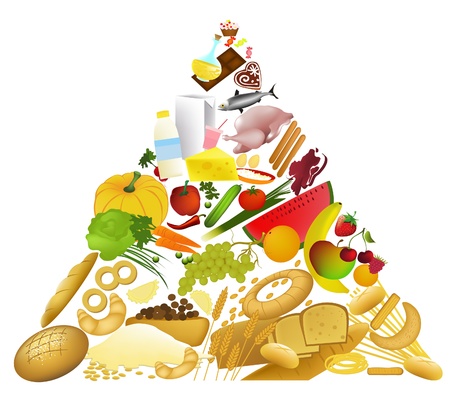 Food Pyramid のイラスト素材