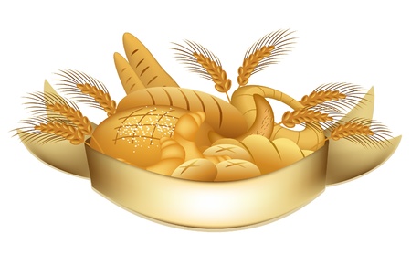 Bakery s products のイラスト素材