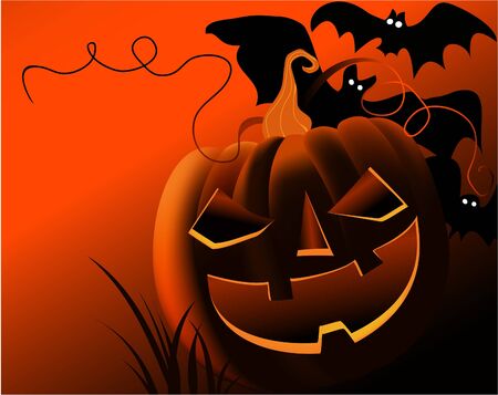 Halloween pumpkinのイラスト素材