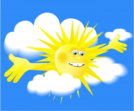Holiday sun のイラスト素材