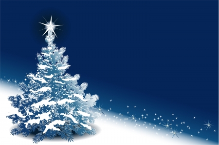 Christmas tree のイラスト素材