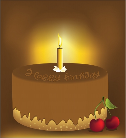 Birthday cakeのイラスト素材