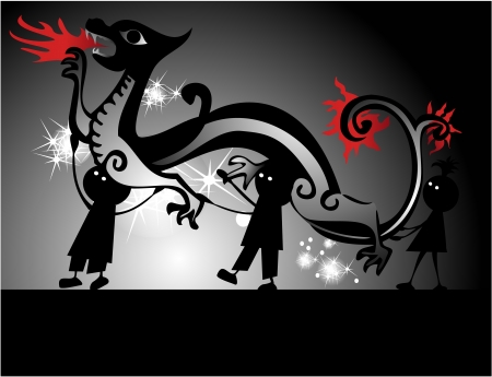 Chinese new year のイラスト素材