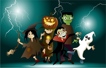 Halloween partyのイラスト素材