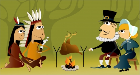 Thanksgiving Day のイラスト素材