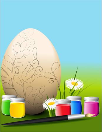 Easter eggのイラスト素材