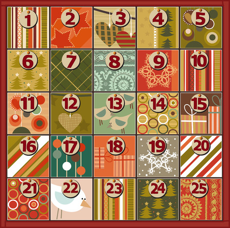 Advent calendarのイラスト素材