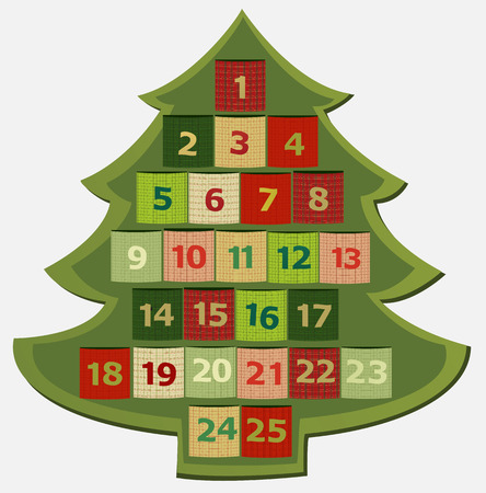 Advent calendarのイラスト素材