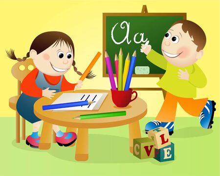 Back to Schoolのイラスト素材