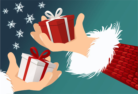 christmas giftsのイラスト素材