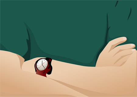 Man with Crossed Handsのイラスト素材