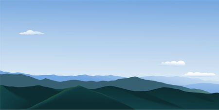 mountain landscapeのイラスト素材