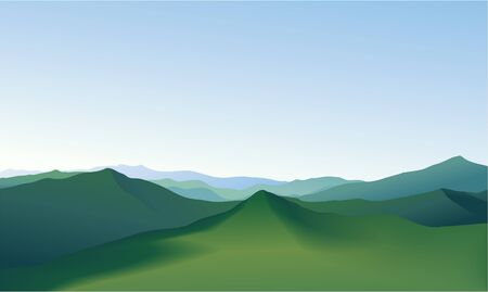 mountain landscapeのイラスト素材