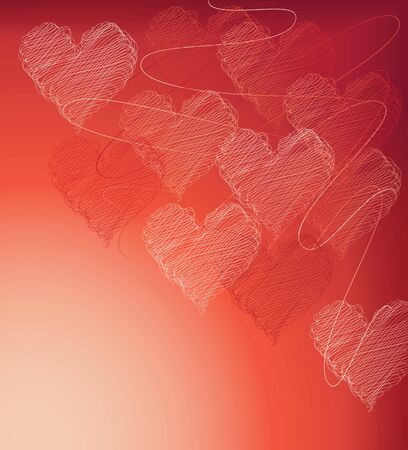 Valentines love backgroundのイラスト素材