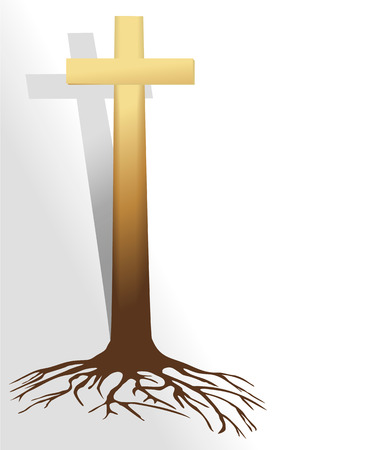 Abstract Christian cross religious symbolのイラスト素材