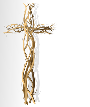 Abstract Christian cross religious symbolのイラスト素材