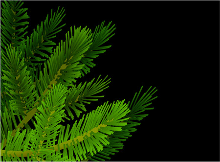 Holiday background with Christmas treeのイラスト素材