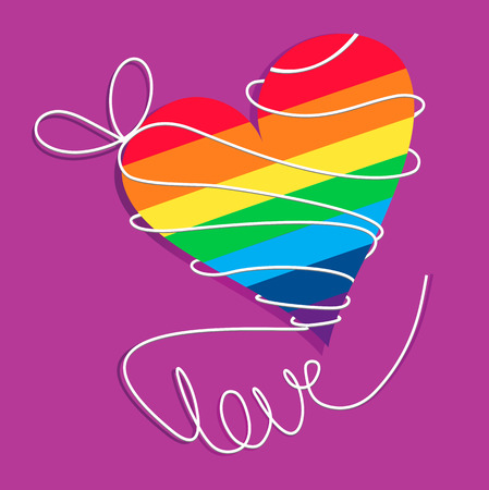 Love is love Valentinesのイラスト素材