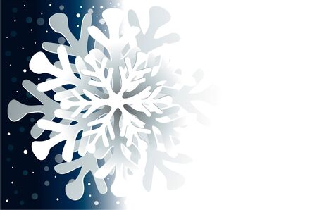 Christmas abstract  with snow and starsのイラスト素材