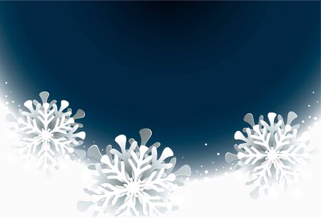 Christmas abstract  with snow and starsのイラスト素材