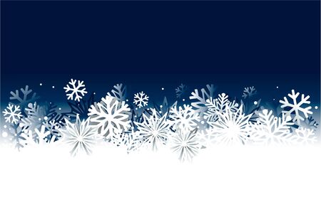 Christmas abstract  with snow and starsのイラスト素材