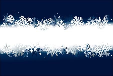 Christmas abstract  with snow and starsのイラスト素材