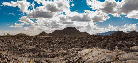 Huge Nonactive Volcanic Landscape, Craters of the Moonの写真素材