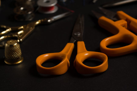 Clothing and fashion industry tools of creation. High resolution image.の写真素材