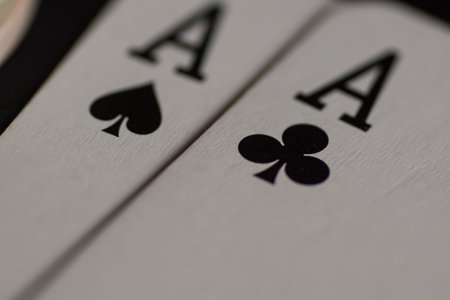High resolution image depicting poker cards and chips concept.