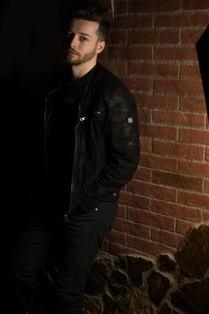 Caucasian man model. High resolution image.の写真素材