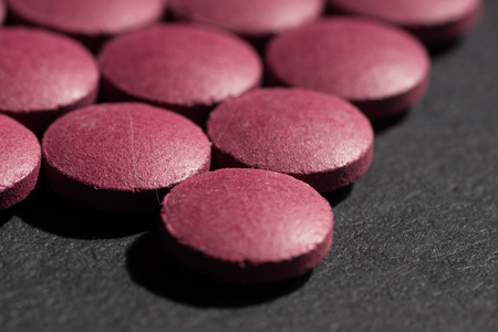 Multiple pills depicting medical treatment or pahrmaceutical industry. High resolution image.の写真素材