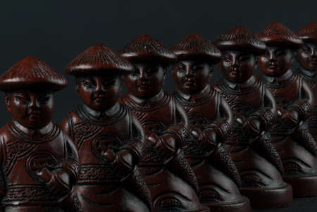 Asian chess pieces. High Resolution image concept.の写真素材