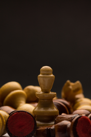 Chess pieces concept. High resolution image.の写真素材