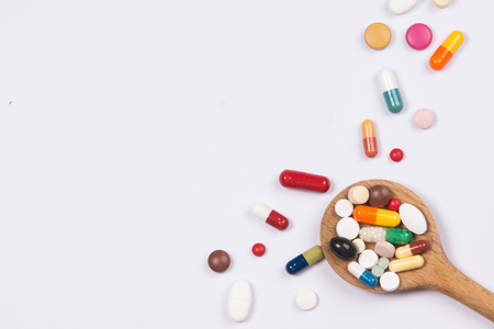 Pills and medication. High resolution image.の写真素材