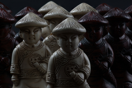 Asian chess pieces. High Resolution image concept.の写真素材