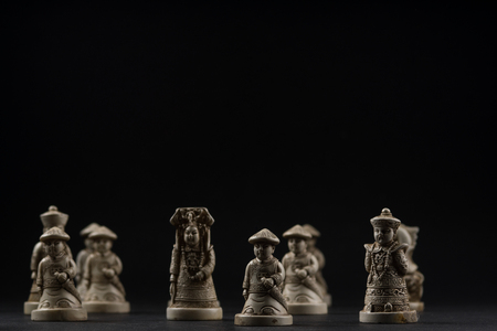 Asian chess pieces. High Resolution image concept.の写真素材