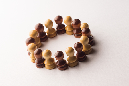 Chess pieces concept. High resolution image.の写真素材