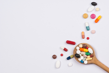 Pills and medication. High resolution image.の写真素材