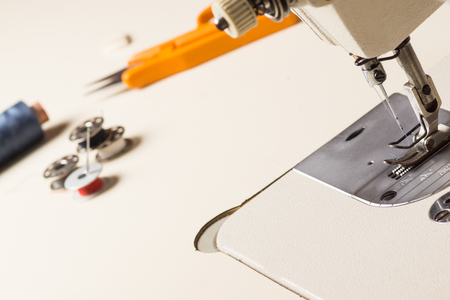 Tailoring Concept. High resolution image for tailoring industry.の写真素材