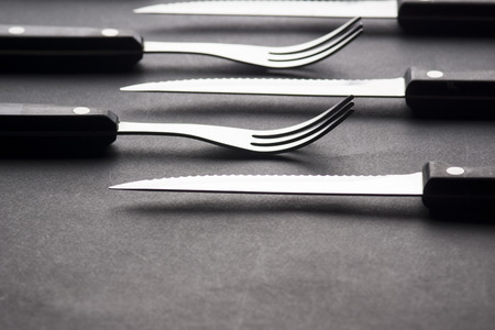 Kitchen Silverware concept. High resolution image for food industry.の写真素材