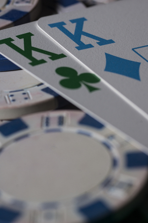 Poker chips and cards. High resolution image for gambling industry.の写真素材