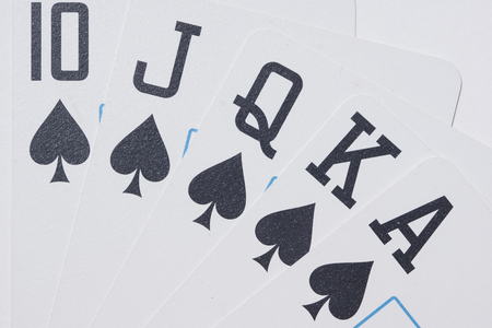 POker cards. High resolution image for gambling industry.の写真素材