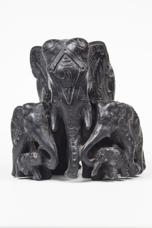 Ivory figurine. High resolution image concept depicting sculpture craft.の写真素材