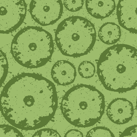 seamless background with abstract plant cellsのイラスト素材